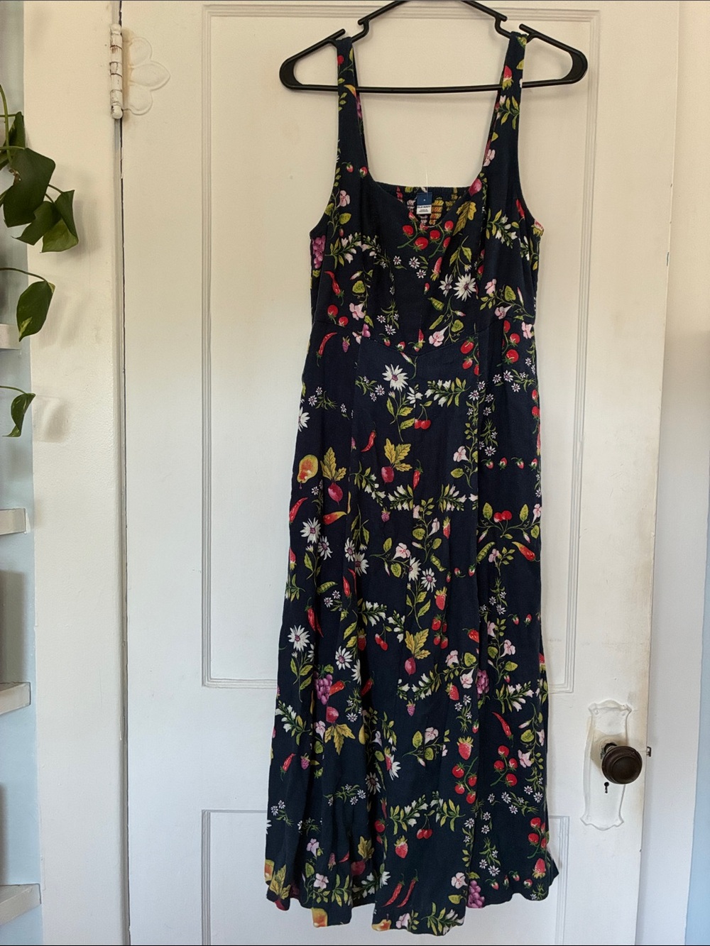 Old Navy Garden Print Midi Dress